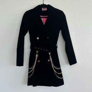 Lazy Oaf G.E.M Velvet Blazer Dress